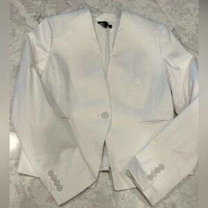 Ann Taylor White Blazer